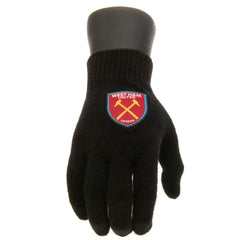 West Ham United FC Knitted Gloves Junior LKT Sport Football>Premier League>West Ham United FC Gloves & Mittens