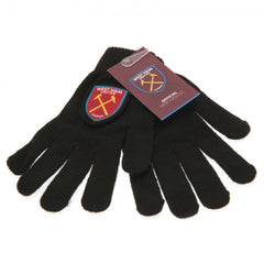 West Ham United FC Knitted Gloves Junior LKT Sport Football>Premier League>West Ham United FC Gloves & Mittens