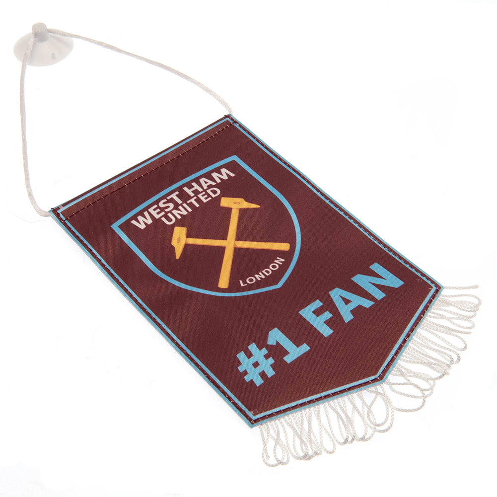 West Ham United FC No.1 Fan Mini Pennant LKT Sport Football>Premier League>West Ham United FC Flags