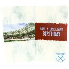 West Ham United FC Personalised Birthday Card LKT Sport Football>Premier League>West Ham United FC Greeting Cards