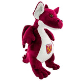 West Ham United FC Plush Dragon LKT Sport Soft to touch Dragon toy in a standing positionWith a claret and white body and a West Ham United crest on the front100% polyesterOfficial licensed productApprox 39cm tall Stuffed Animals