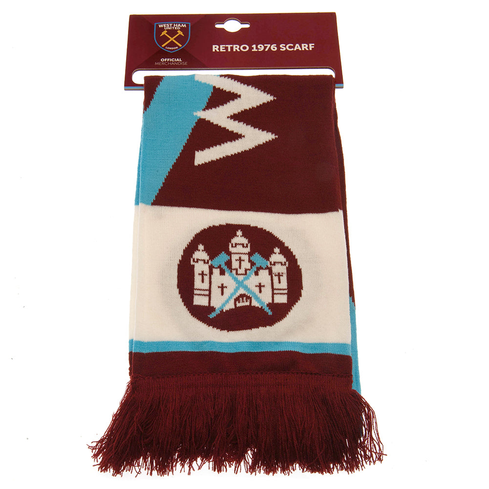 West Ham United FC Retro 1976 Scarf LKT Sport Football>Premier League>West Ham United FC Scarves