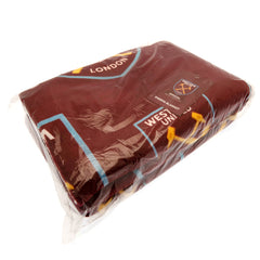 West Ham United FC Sherpa Fleece Blanket LKT Sport Football>Premier League>West Ham United FC Throw Blankets