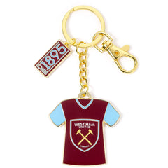 West Ham United FC Shirt Charm Keyring LKT Sport Football>Premier League>West Ham United FC Keychains