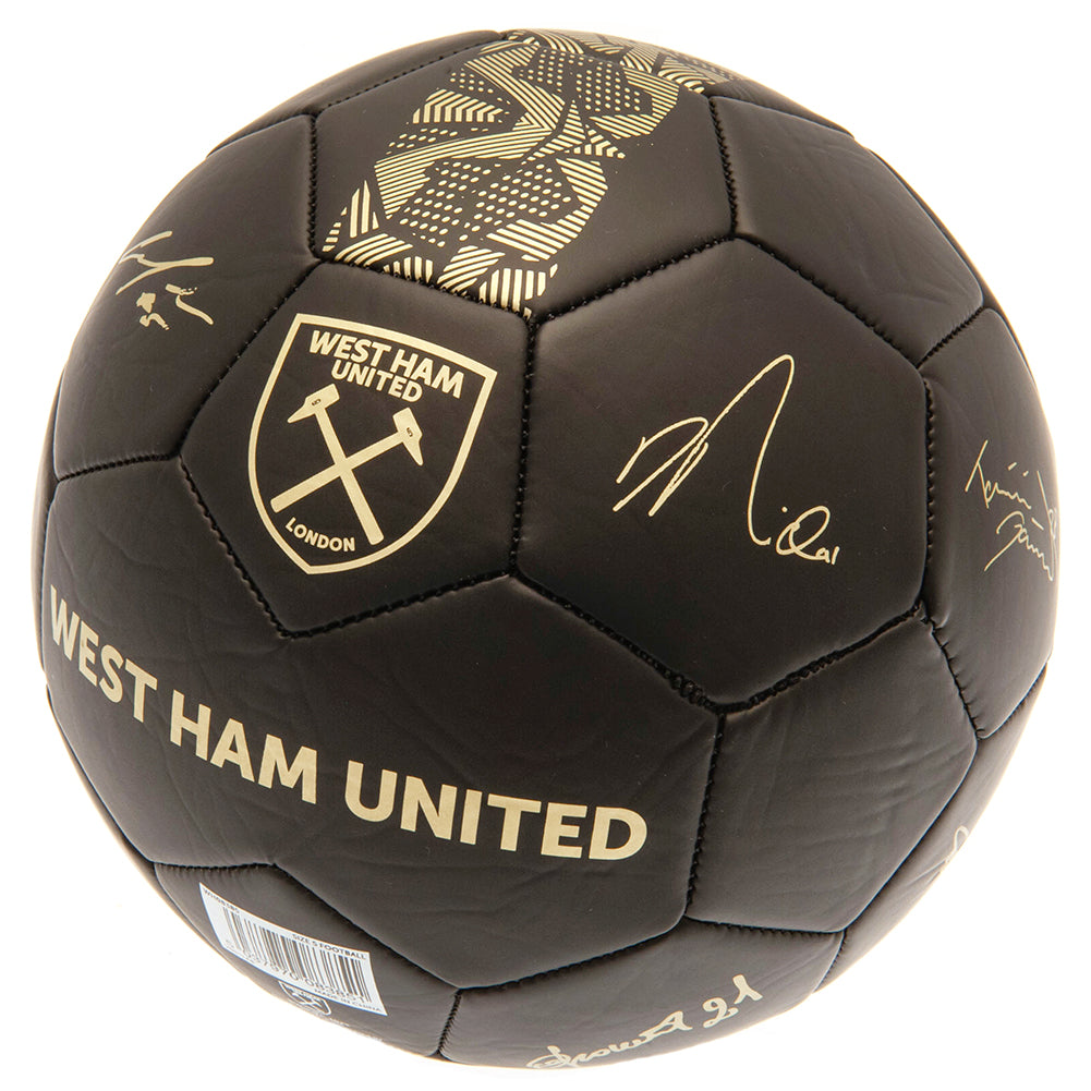 West Ham United FC Sig Gold Phantom Football LKT Sport Football>Premier League>West Ham United FC Soccer Balls