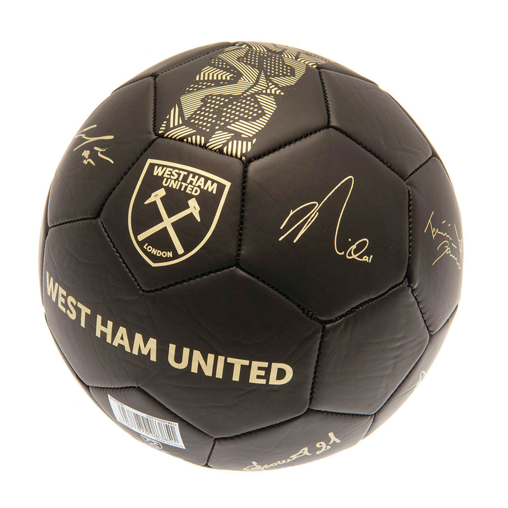 West Ham United FC Sig Gold Phantom Skill Ball LKT Sport Football>Premier League>West Ham United FC Soccer Balls