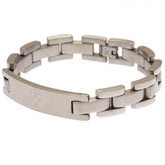 West Ham United FC Stainless Steel Bracelet LKT Sport Classic design stainless steel link braceletFeaturing a club crest engraved plateOfficial licensed productApprox 22cm x 1cm Bracelets
