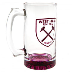 West Ham United FC Stein Glass Tankard LKT Sport Football>Premier League>West Ham United FC Beer Glasses