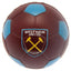 West Ham United FC Stress Ball LKT Sport Classic claret and blue football design stress ball Printed with a full colour Hammers crest Made from PU foam Official licensed product Approx 6cm in diameter On a header card Soccer Balls