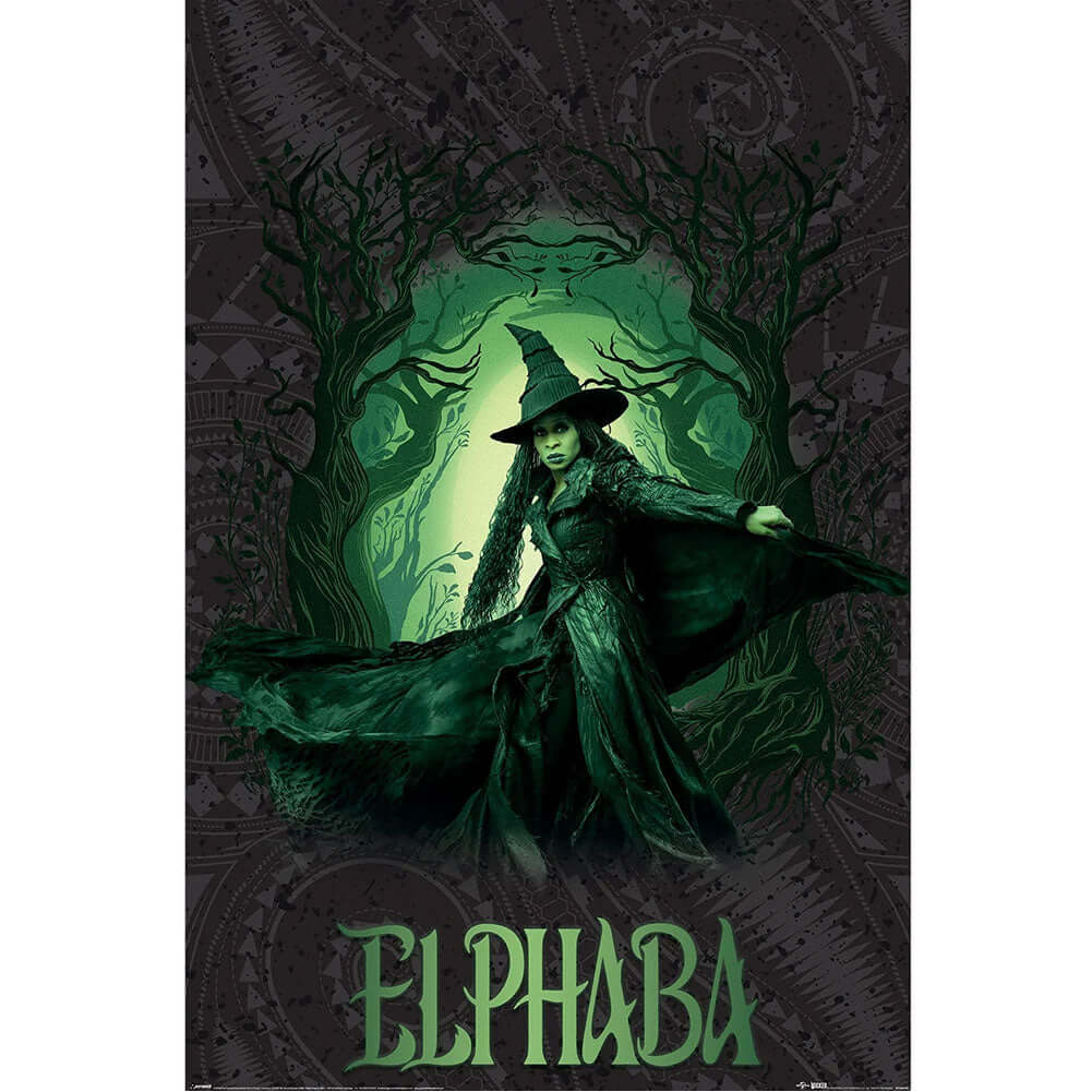 Wicked 2 Elphaba Glow Poster 35 LKT Sport Entertainment>Movies>Wicked Posters