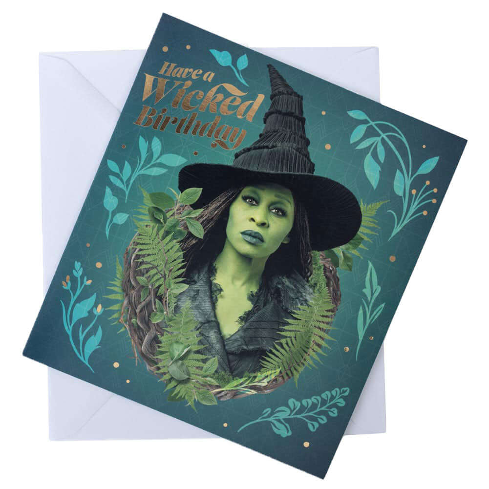 Wicked Elphaba Birthday Card LKT Sport Entertainment>Movies>Wicked Greeting Cards