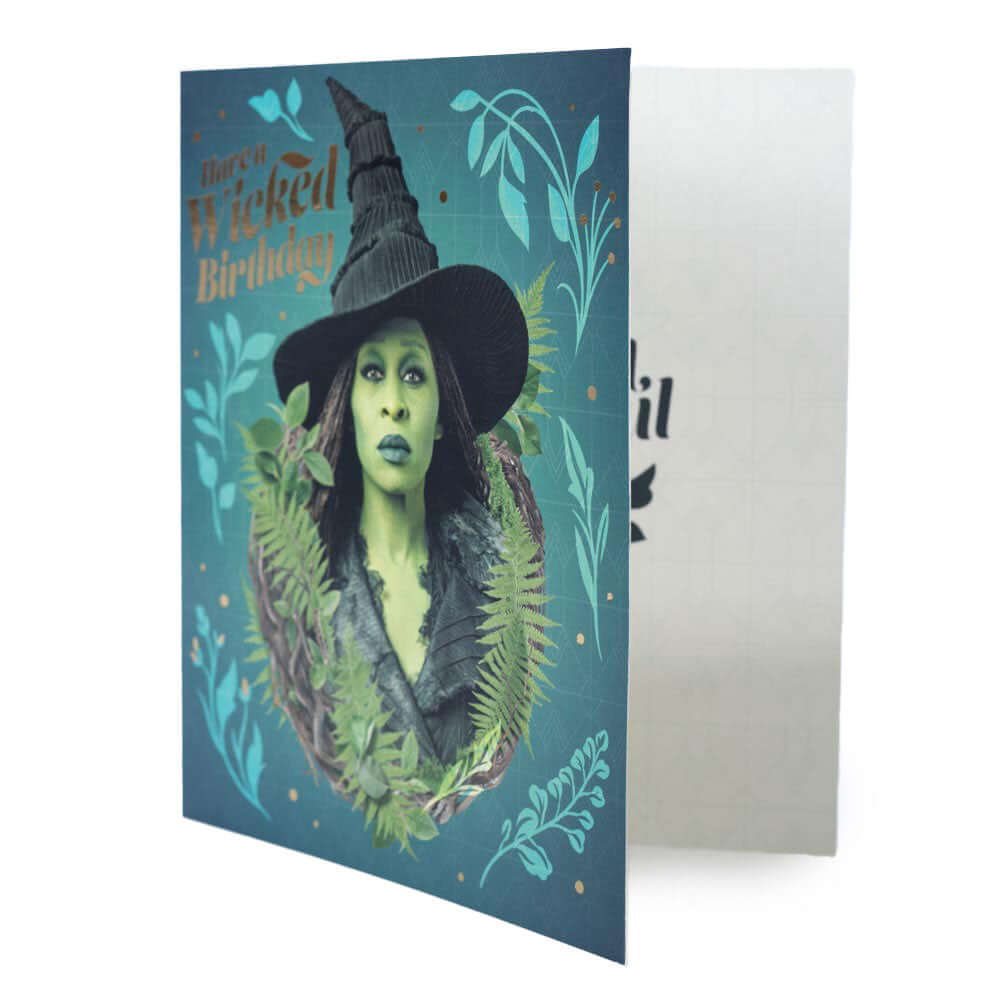 Wicked Elphaba Birthday Card LKT Sport Entertainment>Movies>Wicked Greeting Cards