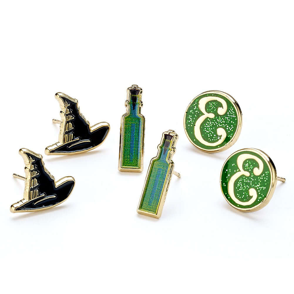 Wicked Elphaba Stud Earrings Set LKT Sport Entertainment>Movies>Wicked Earrings