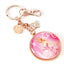 Wicked Glinda 3D Bubble Keyring LKT Sport Bright, colourful and highly detailed 3D bubble keyringFeaturing a pretty in pink image of a smiling GlindaKeyring also features a small Butterfly and a Glinda charmMetal alloy with a rose gold style finishOfficia