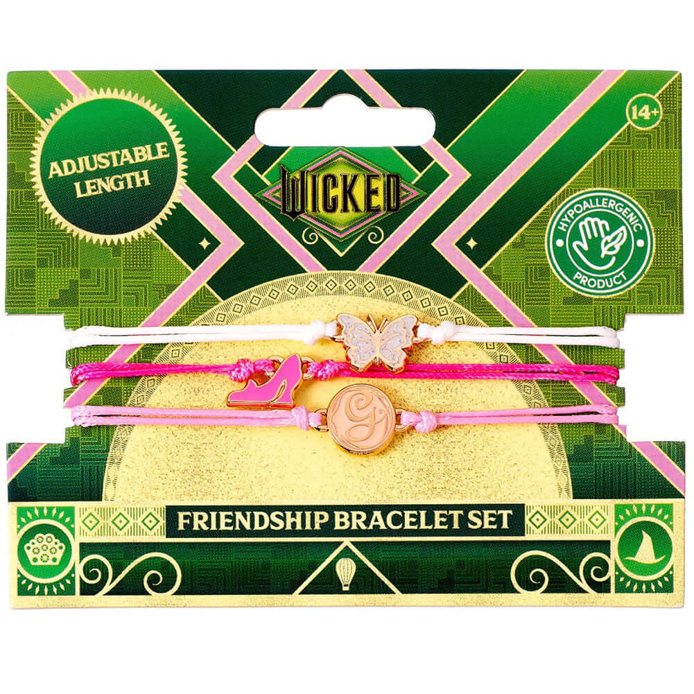 Wicked Glinda Friendship Bracelet Set LKT Sport Entertainment>Movies>Wicked Bracelets