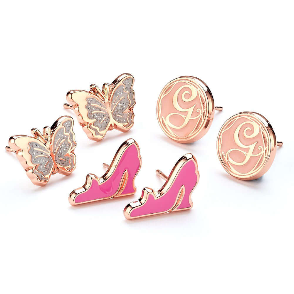 Wicked Glinda Stud Earrings Set LKT Sport Entertainment>Movies>Wicked Earrings