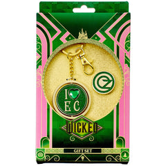 Wicked I Love Emerald City Keyring & Badge Set LKT Sport Entertainment>Movies>Wicked Keychains