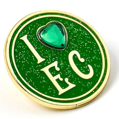 Wicked I Love Emerald City Pin Badge LKT Sport Entertainment>Movies>Wicked Brooches & Lapel Pins