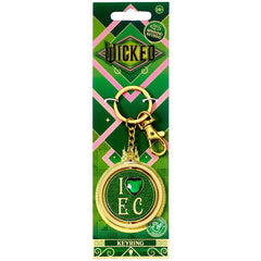 Wicked I Love Emerald City Spinner Keyring LKT Sport Entertainment>Movies>Wicked Keychains