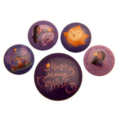 Wish Button Badge Set LKT Sport Entertainment>Movies>Wish Pinback Buttons