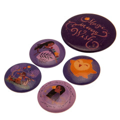 Wish Button Badge Set LKT Sport Entertainment>Movies>Wish Pinback Buttons