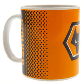 Wolverhampton Wanderers FC Fade Mug LKT Sport Ceramic everyday coffee mugFade design featuring the Wolves club crest in classic Wolves colours on the frontGlazed kiln fired finish with white handleOfficial licensed productApprox 315ml (11oz)Approx 9cm tal