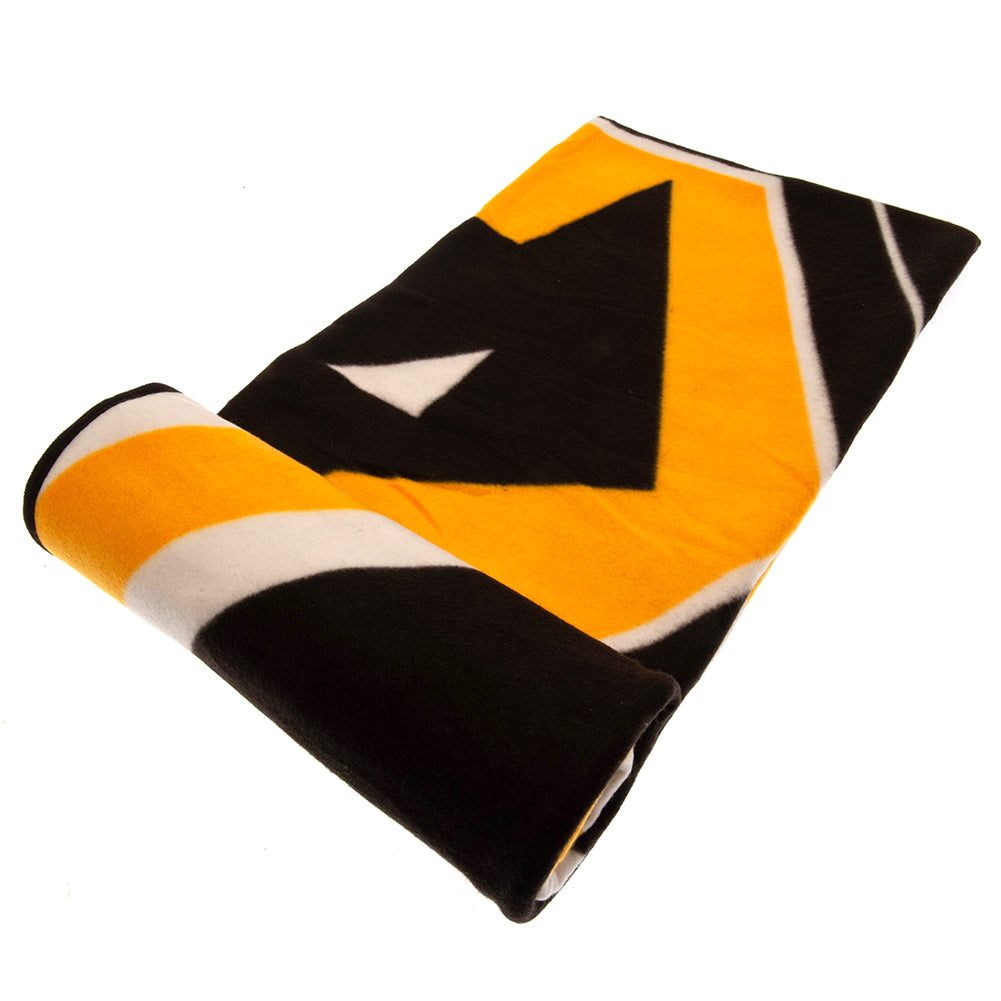 Wolverhampton Wanderers FC Pulse Fleece Blanket LKT Sport Football>Premier League>Wolverhampton Wanderers FC Throw Blankets