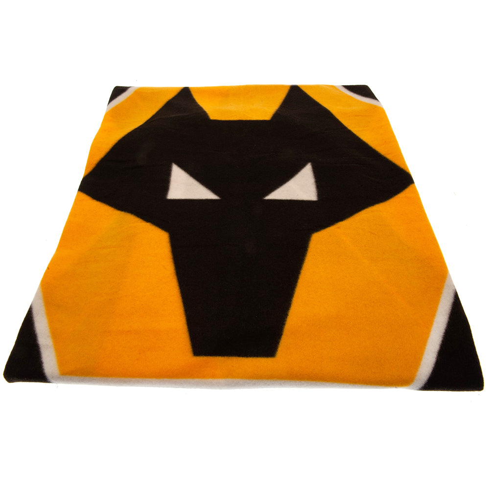 Wolverhampton Wanderers FC Pulse Fleece Blanket LKT Sport Football>Premier League>Wolverhampton Wanderers FC Throw Blankets