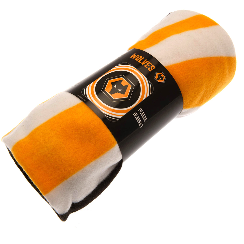 Wolverhampton Wanderers FC Pulse Fleece Blanket LKT Sport Football>Premier League>Wolverhampton Wanderers FC Throw Blankets