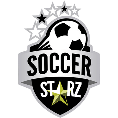 Logo of SoccerStarz featuring a soccer ball and stars, representing SoccerStarz collectible figures.