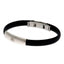 Newcastle United black silicone crest bracelet