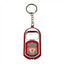 Liverpool FC Keyring Torch Bottle Opener LKT Sport Plastic club crested keyring With a bottle opener function Includes a battery powered torch Official licensed product Approx 7cm x 3cm In a gift box Keychains