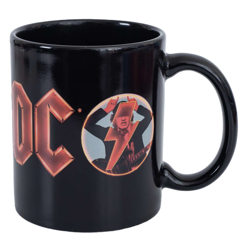 AC/DC Heat Changing Mug LKT Sport Ceramic everyday coffee mug with a heat sensitive designDesign changes as the contents heat and coolBlack mug featuring the ACDC logo and the 'Power Up' themeHand wash onlyOfficial licensed productApprox 315ml (11oz)Appro
