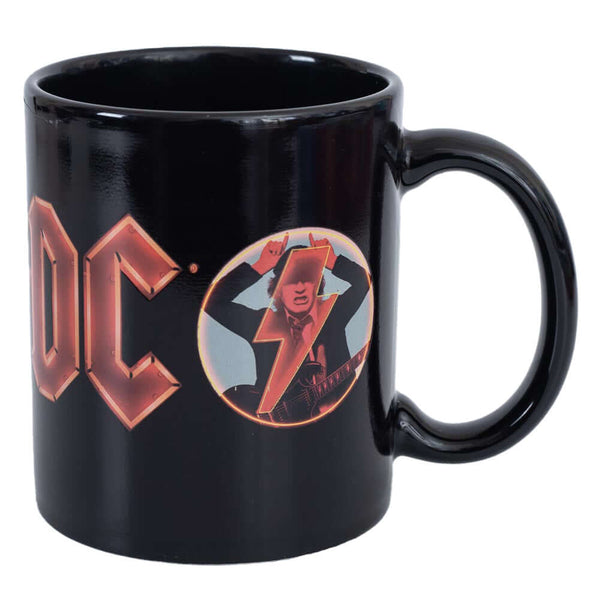 AC/DC Heat Changing Mug LKT Sport Ceramic everyday coffee mug with a heat sensitive designDesign changes as the contents heat and coolBlack mug featuring the ACDC logo and the 'Power Up' themeHand wash onlyOfficial licensed productApprox 315ml (11oz)Appro