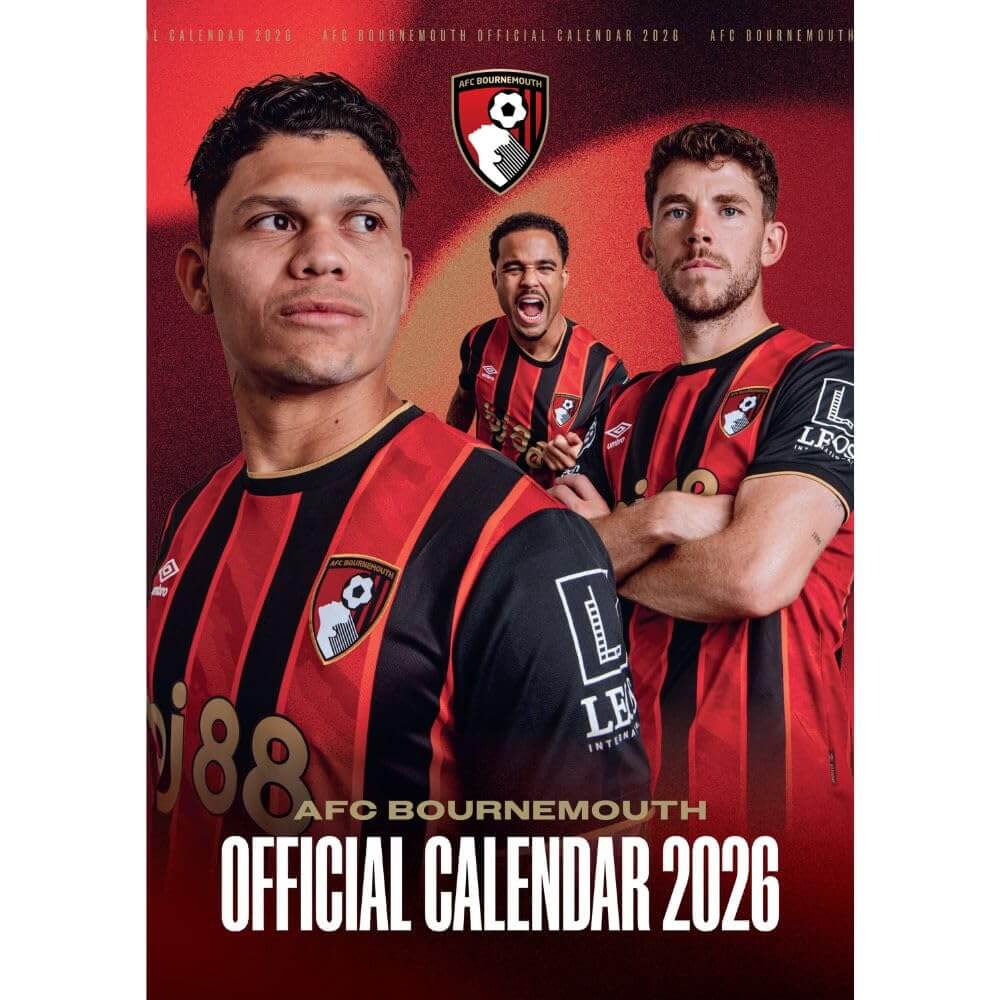 AFC Bournemouth A3 Calendar 2026 LKT Sport Football>Premier League>AFC Bournemouth Wall Calendars