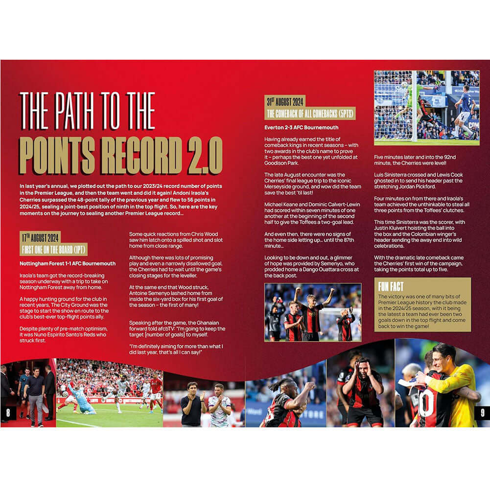 AFC Bournemouth Annual 2026 LKT Sport Football>Premier League>AFC Bournemouth Print Books