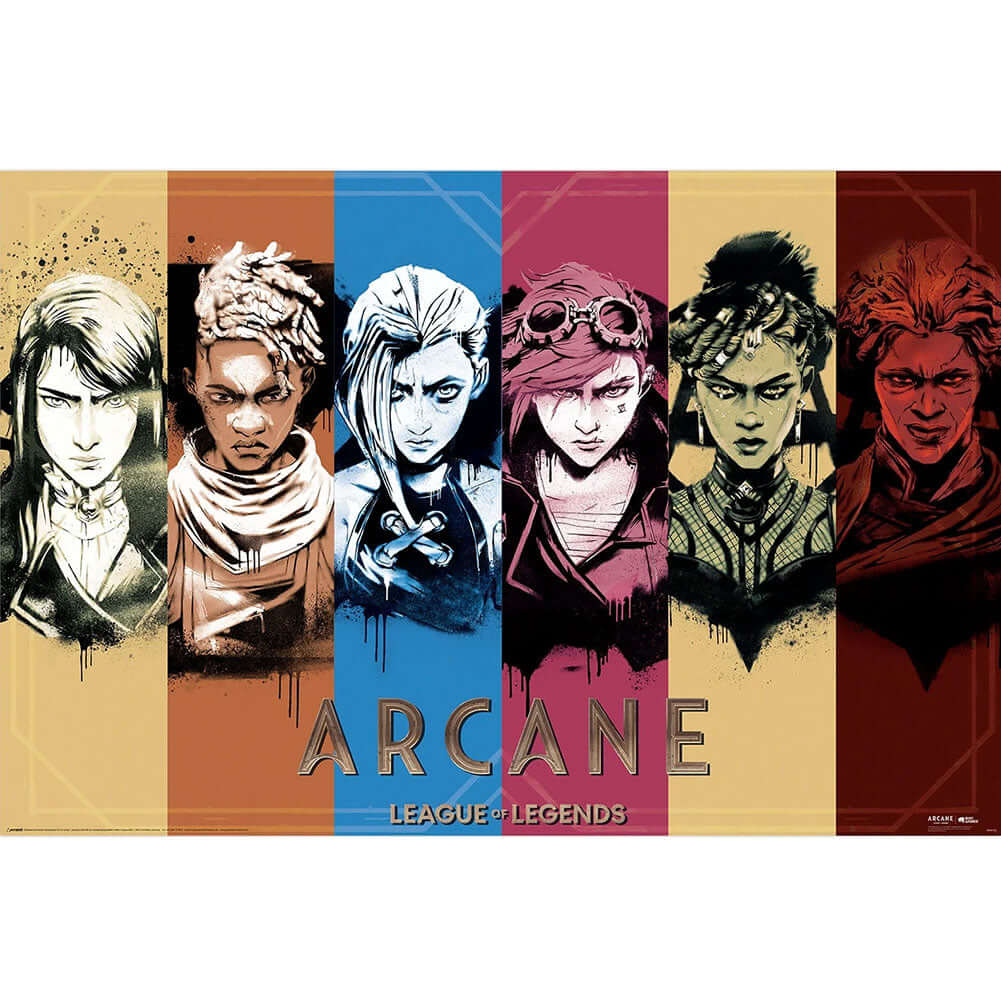 Arcane Colours Poster 30 LKT Sport Entertainment>TV Series>Arcane Posters
