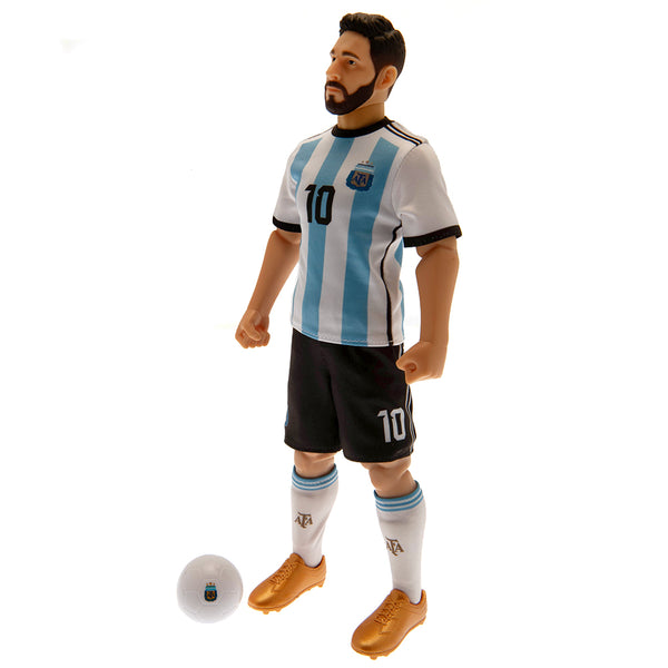 Argentina 30cm Messi Action Figure LKT Sport Sockers action figurine depicting Lionel MessiWearing his Argentina team kit with Messi and number 10 on the backIntricately detailed and 6 points of articulationComplete with an Argentina footballAn excellent