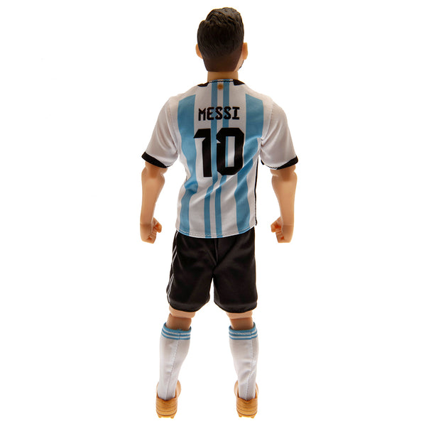 Argentina 30cm Messi Action Figure LKT Sport Sockers action figurine depicting Lionel MessiWearing his Argentina team kit with Messi and number 10 on the backIntricately detailed and 6 points of articulationComplete with an Argentina footballAn excellent