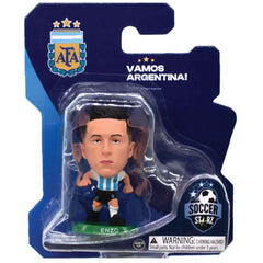 Argentina SoccerStarz Enzo LKT Sport Enzo Fernandez Soccerstarz collectable figureFeatures classic Argentina home kitStands 5cm tall on a green baseOfficial licensed productApprox 5cm x 2.5cm x 2.5cm Action Figures