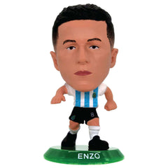 Argentina SoccerStarz Enzo LKT Sport Enzo Fernandez Soccerstarz collectable figureFeatures classic Argentina home kitStands 5cm tall on a green baseOfficial licensed productApprox 5cm x 2.5cm x 2.5cm Action Figures