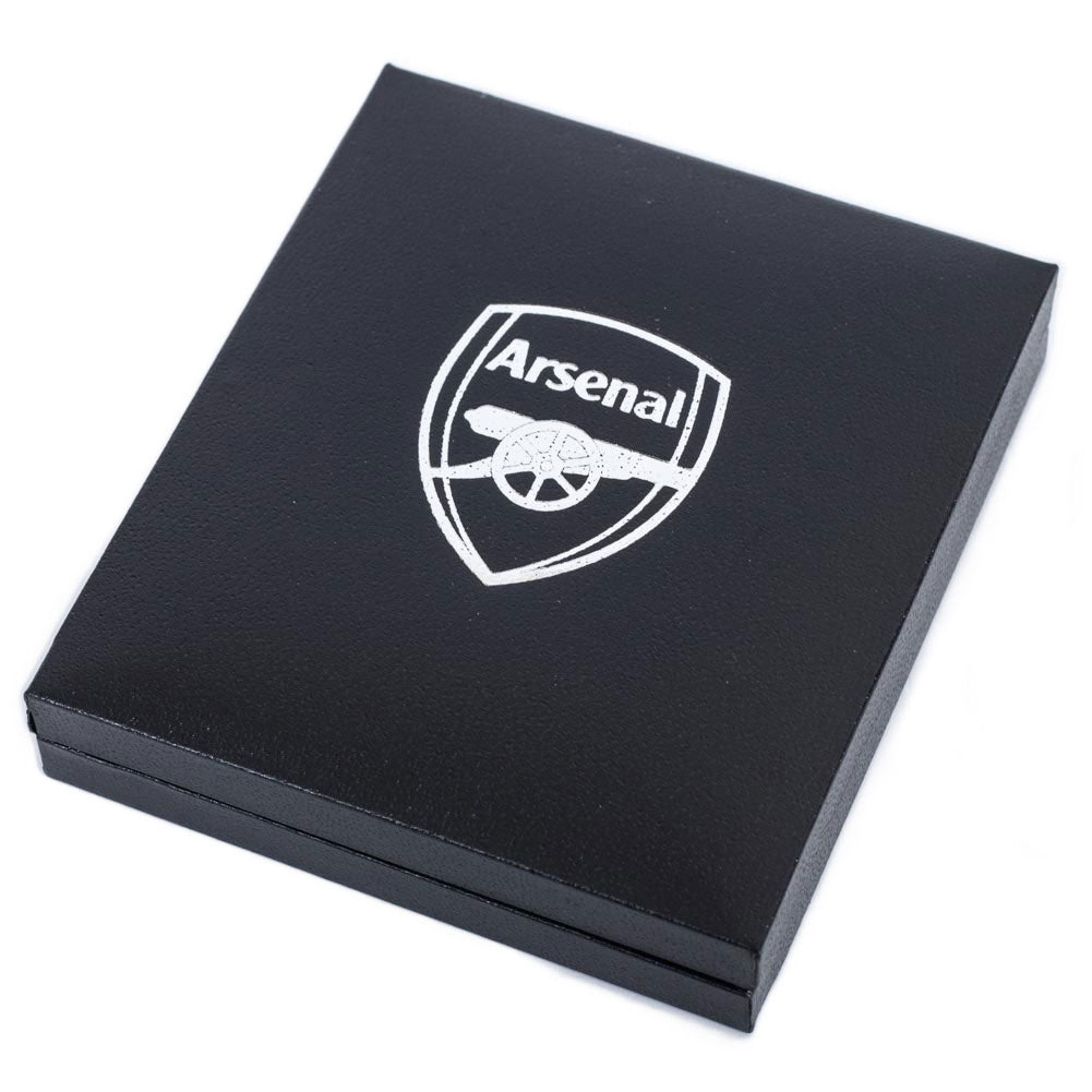 Arsenal FC 18ct Gold Plated on Silver Crest Pendant & Chain LKT Sport Football>Premier League>Arsenal FC