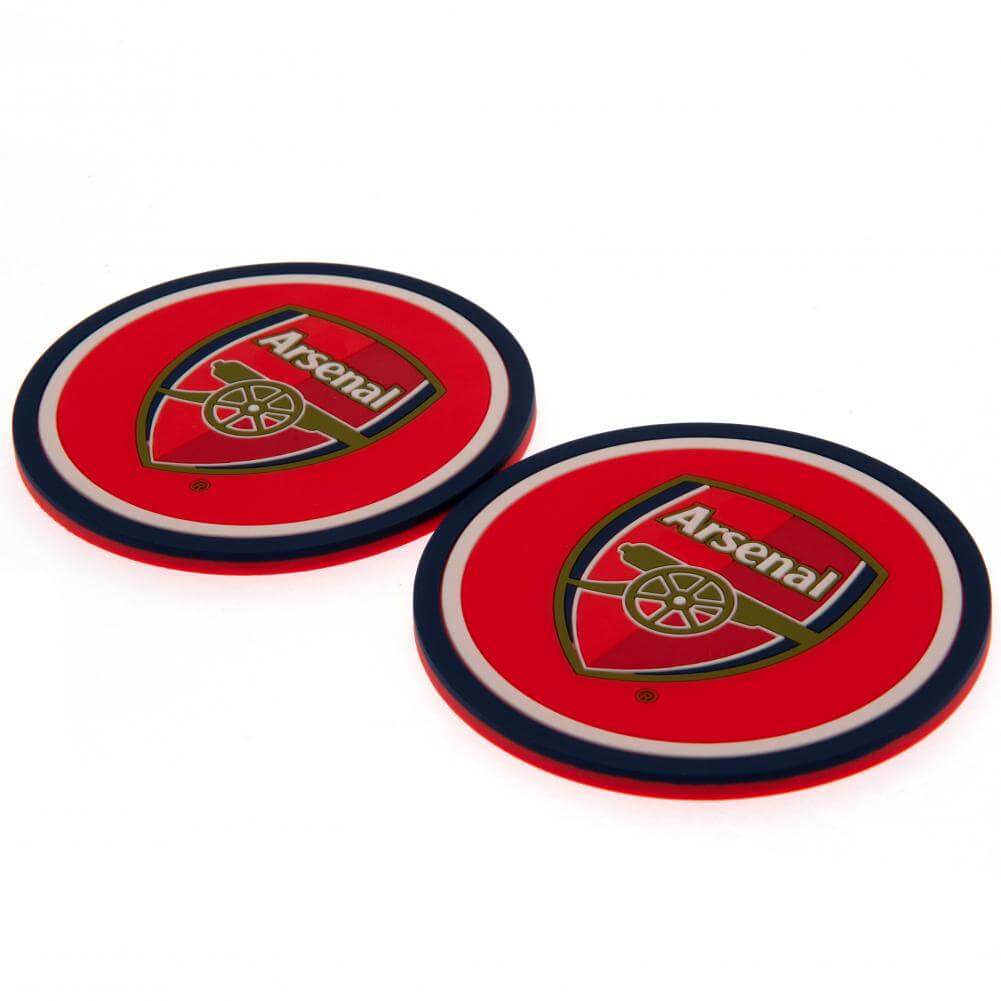 Arsenal FC silicone coaster set