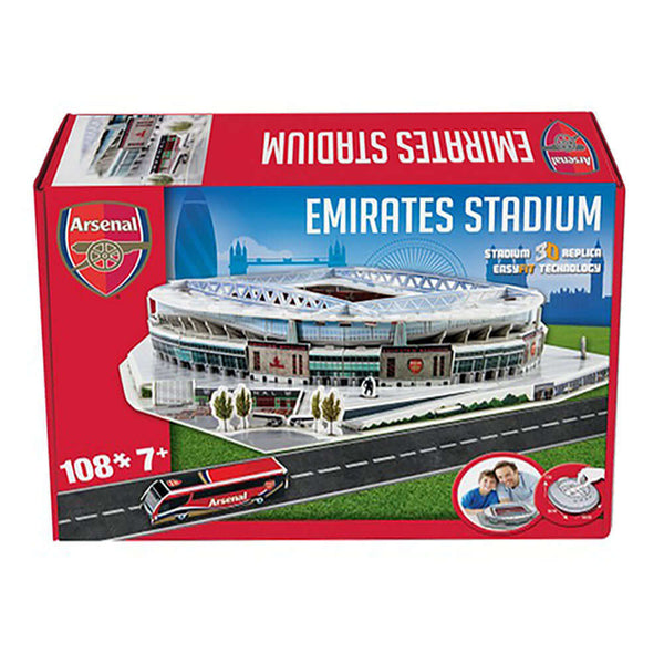 Arsenal FC 3D Stadium Puzzle LKT Sport 3D replica of the Emirates Stadium108pc puzzleSuitable for ages 7+Official licensed productApprox 36cm x 30cm x 7cm Puzzles