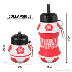 Arsenal FC Collapsible Football Drinks Bottle LKT Sport Football>Premier League>Arsenal FC Water Bottles