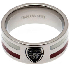 Arsenal FC Colour Stripe Ring Small LKT Sport Football>Premier League>Arsenal FC Rings