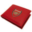 Arsenal FC Coloured PU Wallet LKT Sport Coloured PU wallet featuring a large printed club crest3 card slots, a window slot and 2 note pocketsChange pocket with secure stud fastener2 additional compartmentsOfficial licensed productApprox 11cm x 9cm Wallets