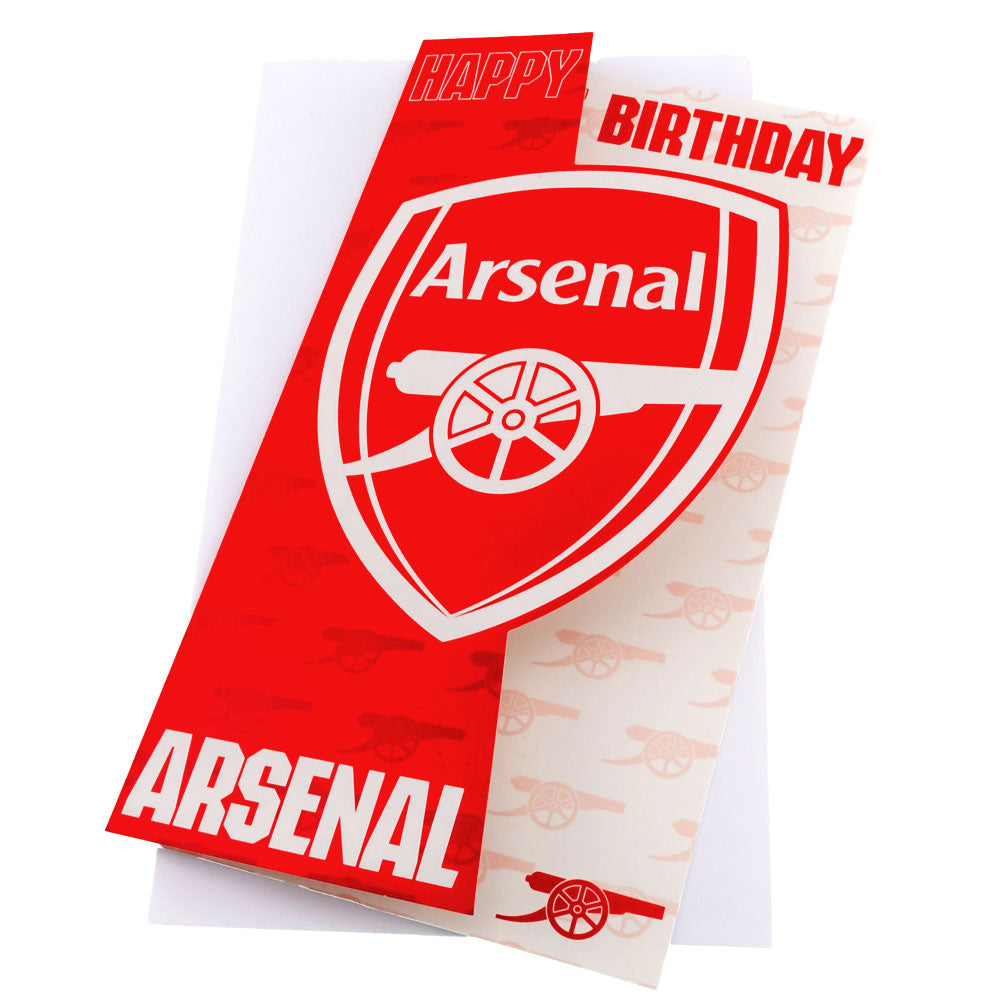 Arsenal FC Crest Birthday Card LKT Sport Football>Premier League>Arsenal FC Greeting Cards