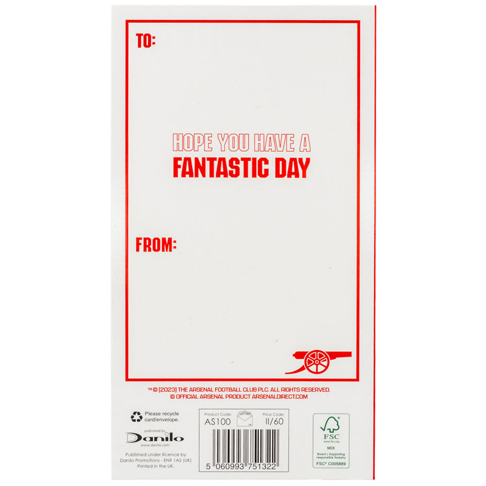 Arsenal FC Crest Birthday Card LKT Sport Football>Premier League>Arsenal FC Greeting Cards