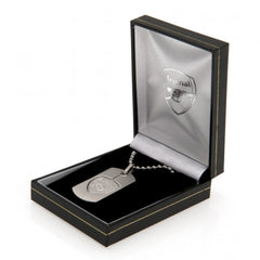 Arsenal FC Cut Out Crest Dog Tag & Chain LKT Sport Football>Premier League>Arsenal FC Necklaces